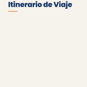 Portada — Itinerario de Viaje