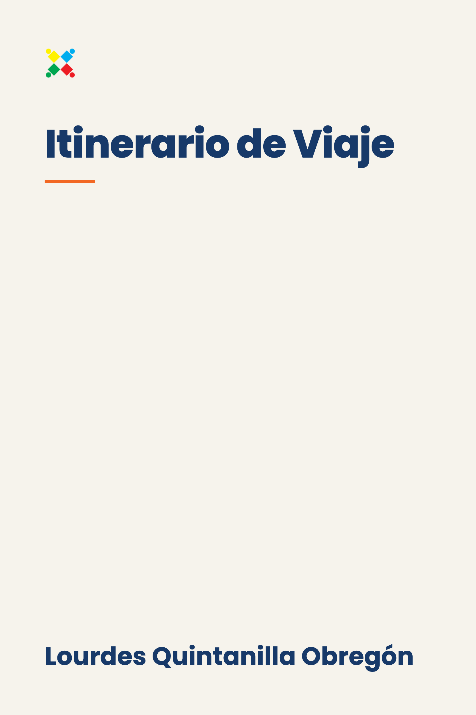 Itinerario de Viaje