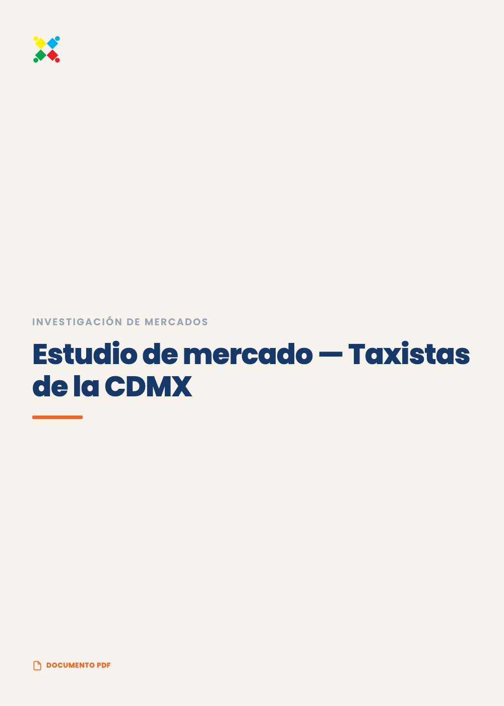 Estudio de mercado — Taxistas de la CDMX