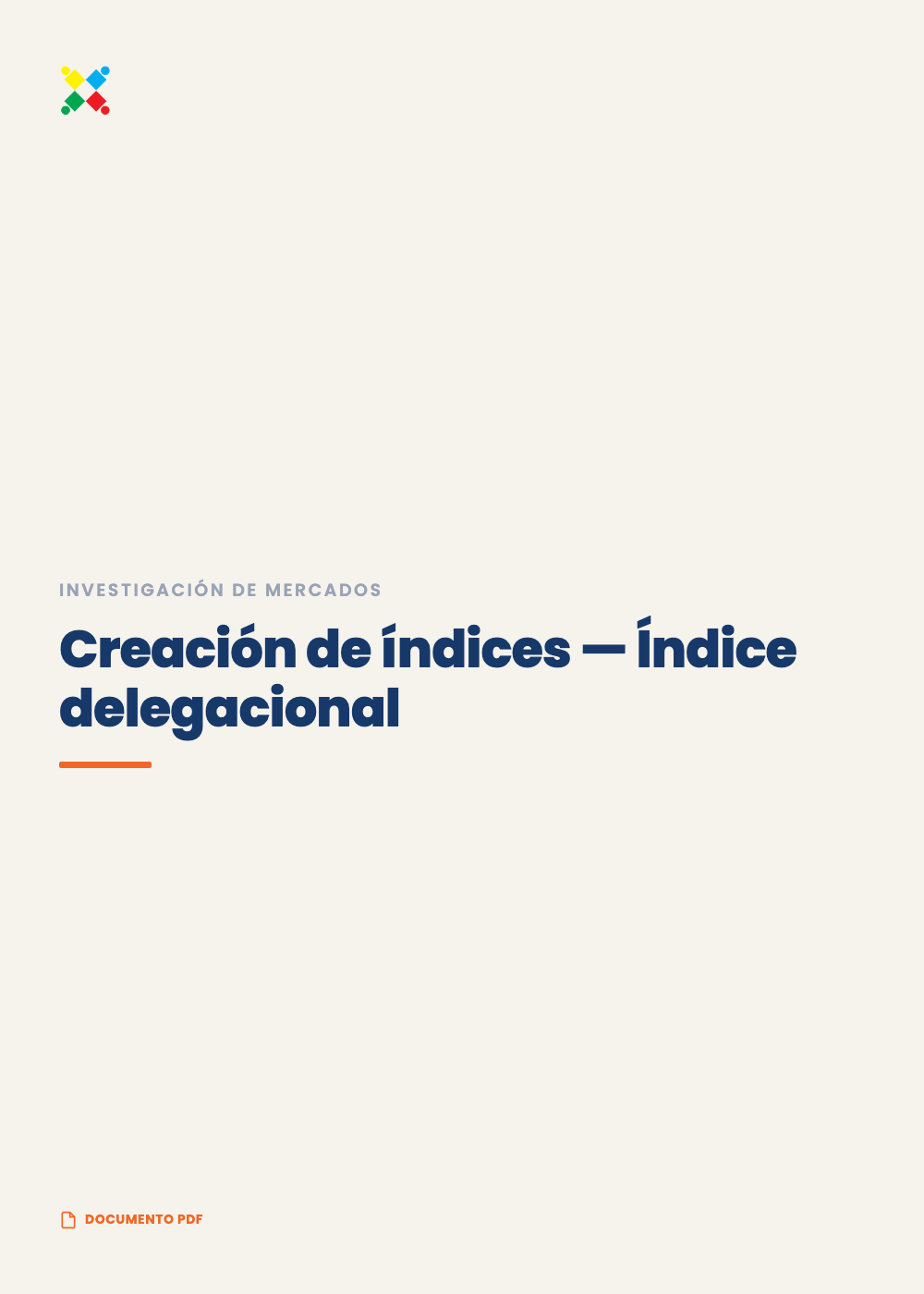 Creación de índices — Índice delegacional